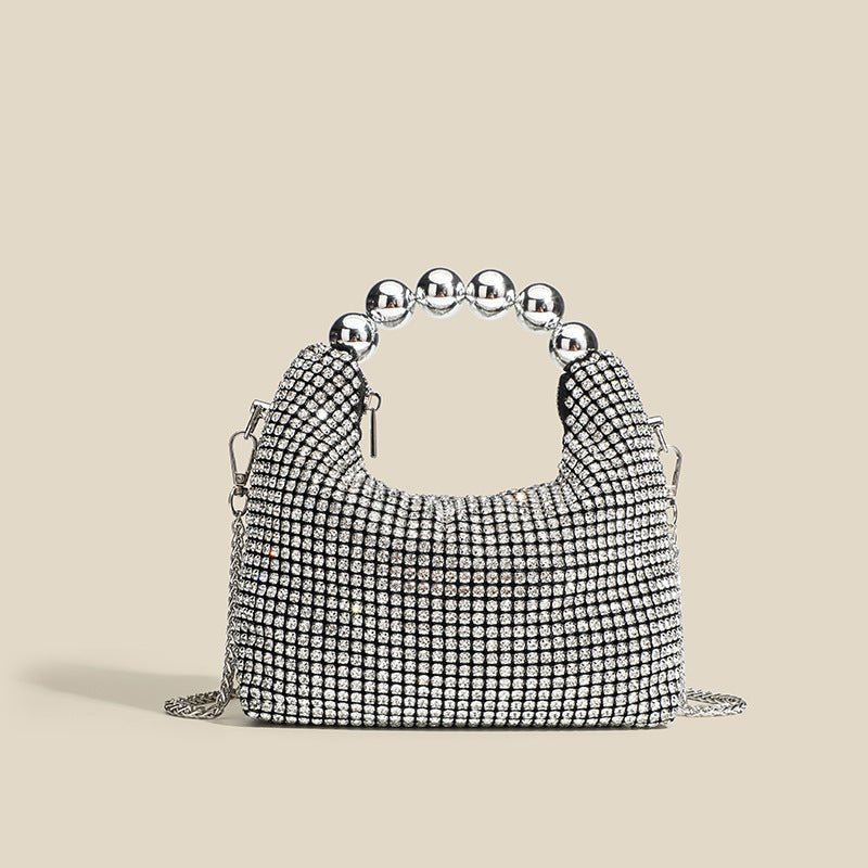 Shiny Rhinestone Clutch Chain Dinner Bag TinyTrek UAE