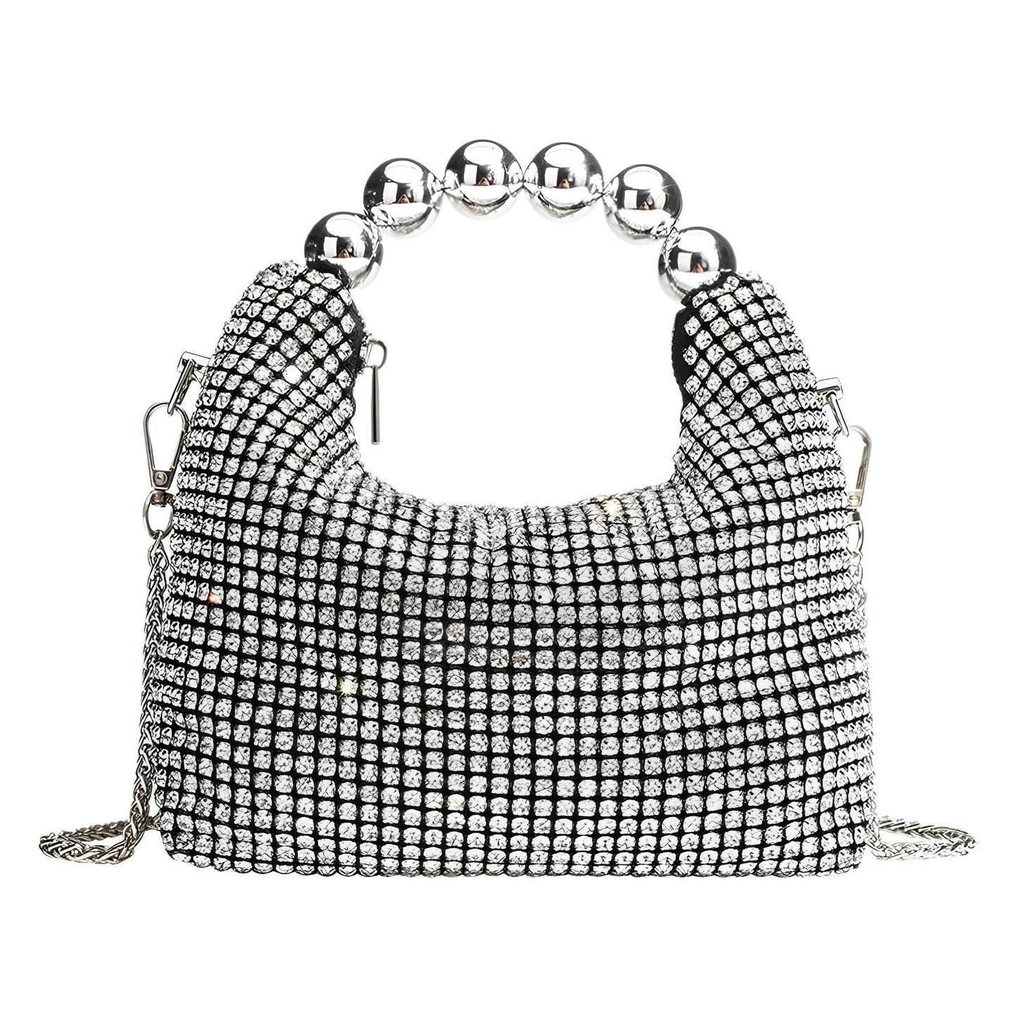 Shiny Rhinestone Clutch Chain Dinner Bag TinyTrek UAE