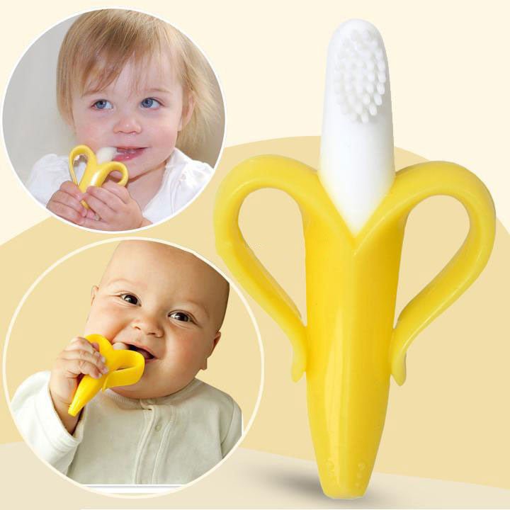 Silicon Bebe Banana Teether Toy TinyTrek UAE