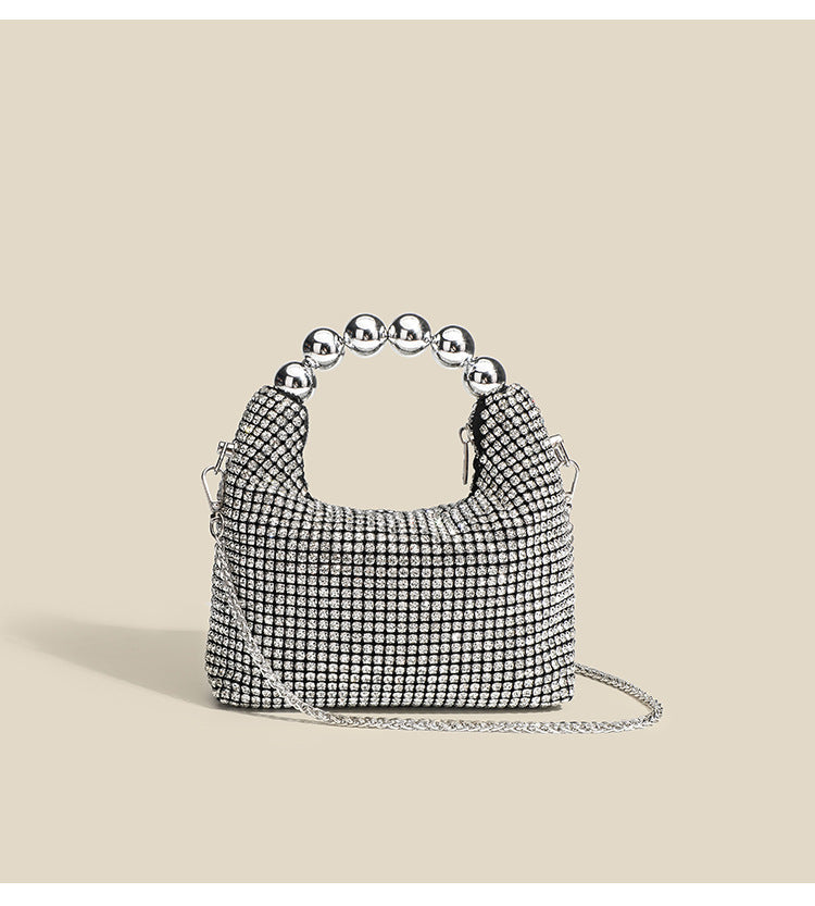 Shiny Rhinestone Clutch Chain Dinner Bag TinyTrek UAE