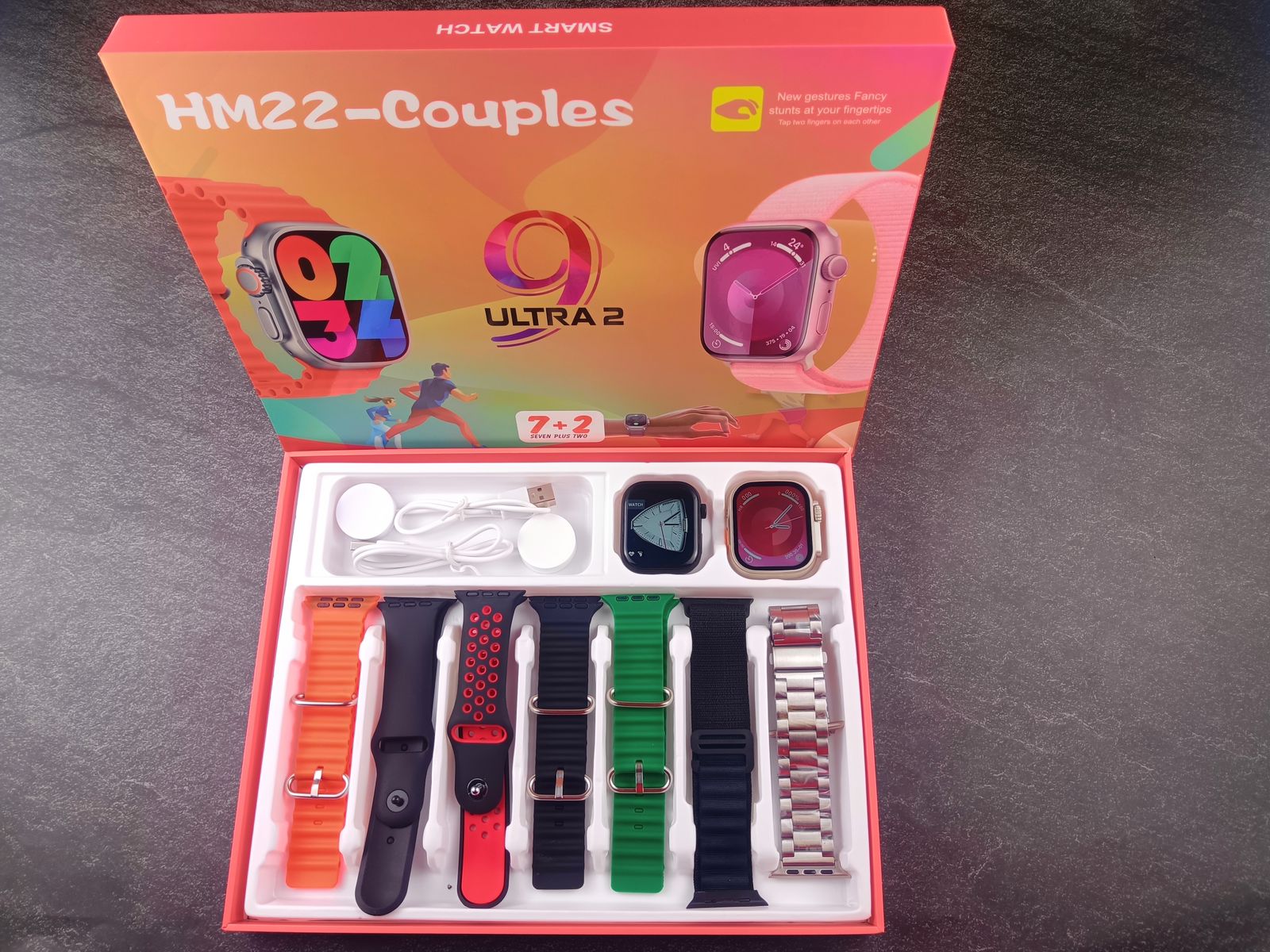HM22-Couple Smart Watch TinyTrek UAE