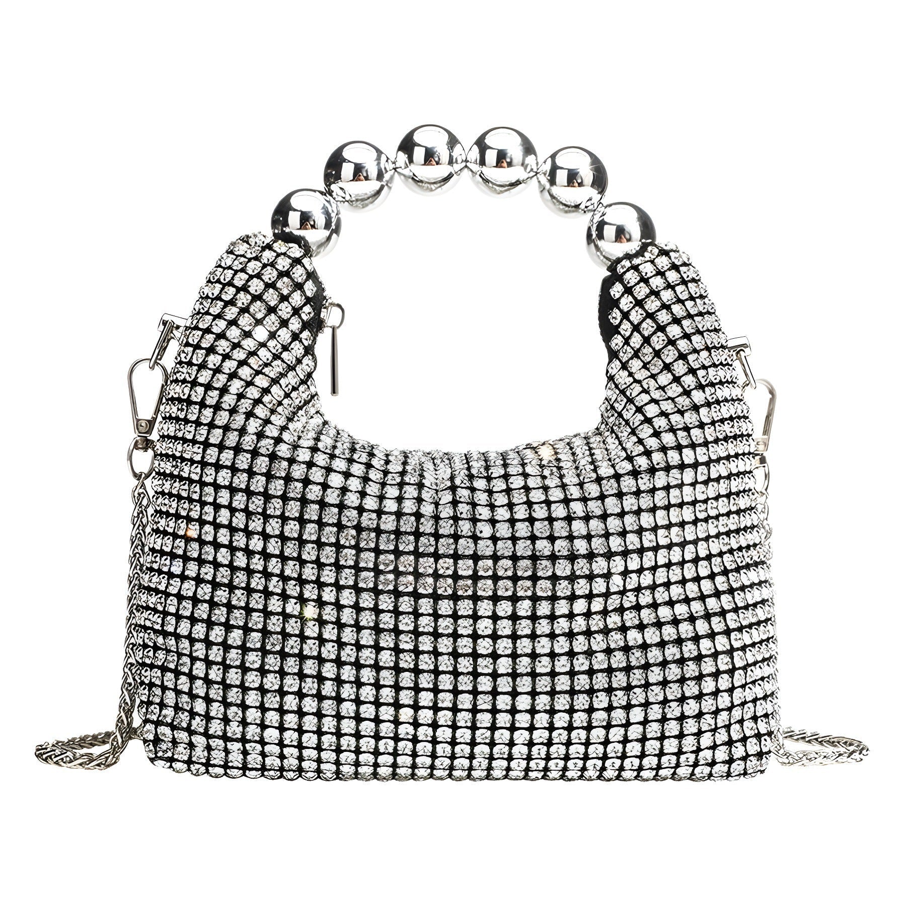Shiny Rhinestone Clutch Chain Dinner Bag TinyTrek UAE