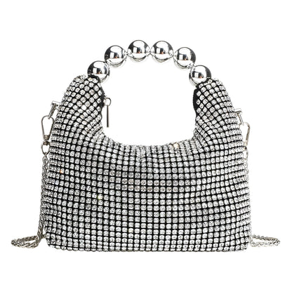 Shiny Rhinestone Clutch Chain Dinner Bag TinyTrek UAE