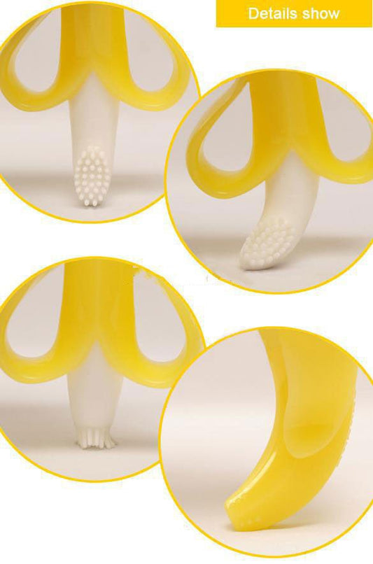 Silicon Bebe Banana Teether Toy TinyTrek UAE
